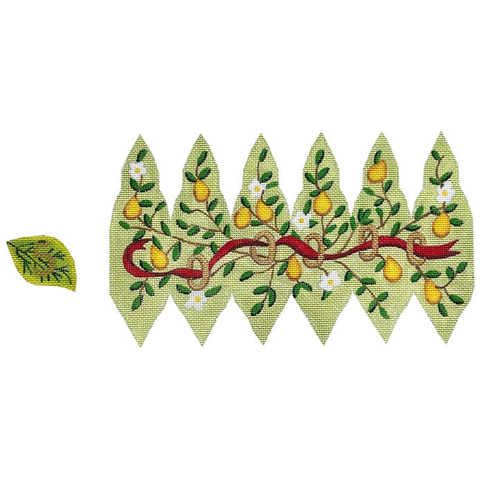 12 Days 3D Pear - 5 Golden Rings