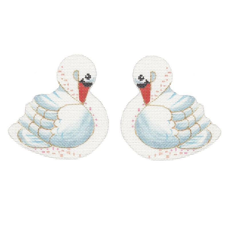 12 Days Swan 2-Sided Clip-On