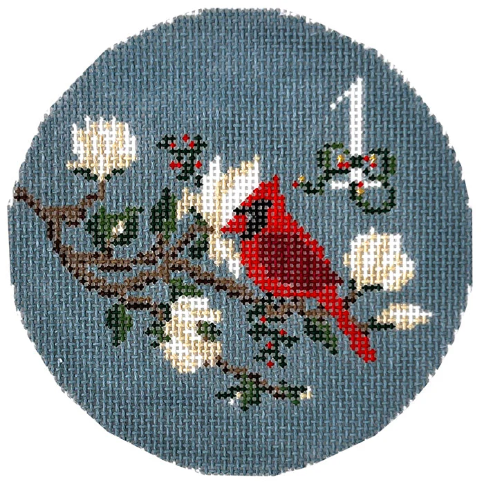 12 Days of Southern Christmas - One Cardinal in a Magnolia Tree