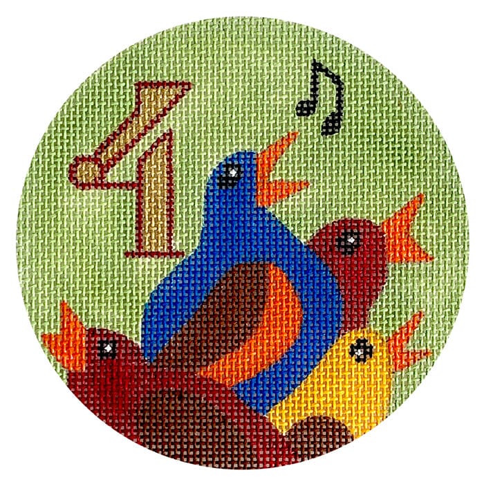 12 Days Ornament - 4 Calling Birds