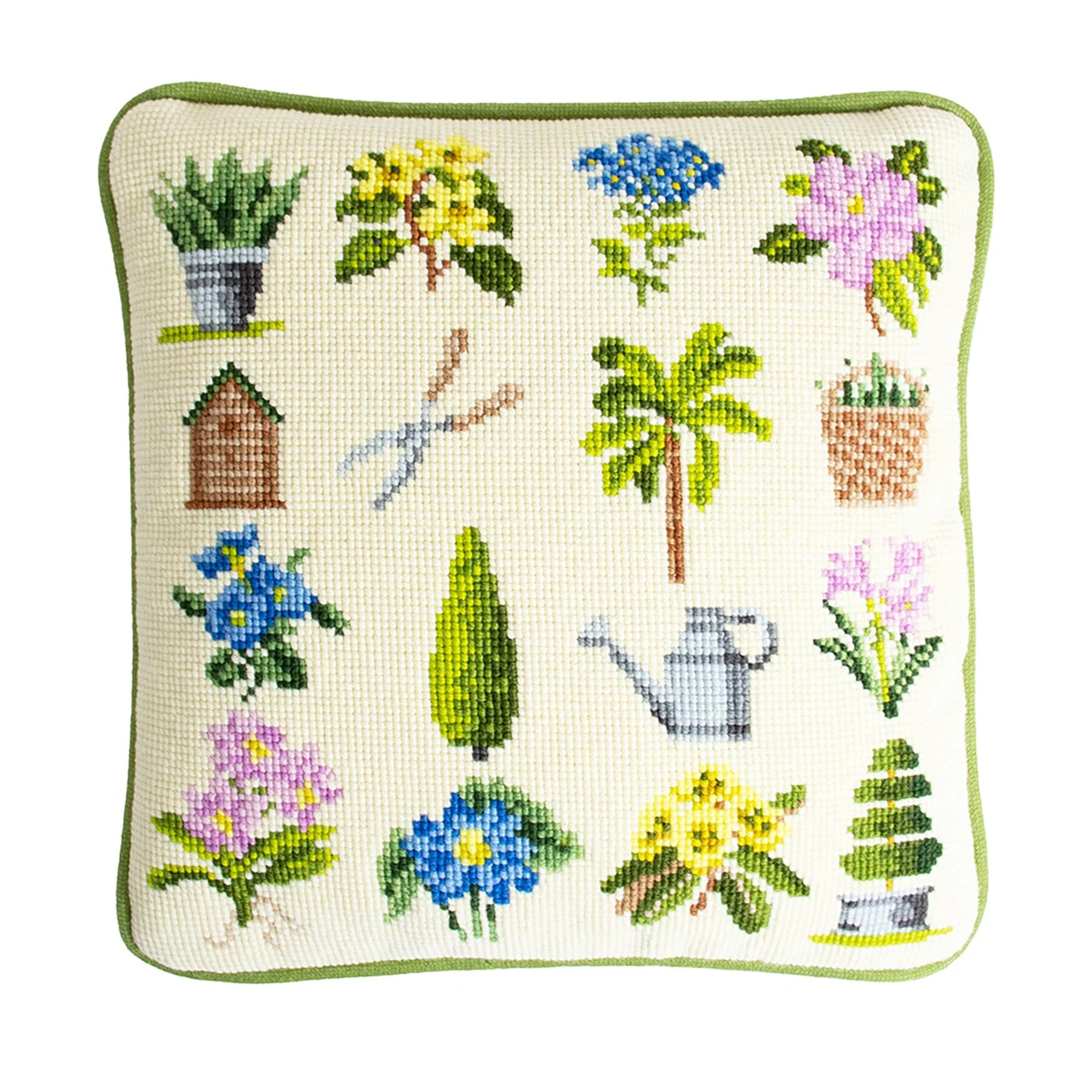 12" Garden Sampler - Classic Garden Needlepoint Kit