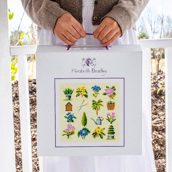 12" Garden Sampler - Classic Garden Needlepoint Kit - Image 3