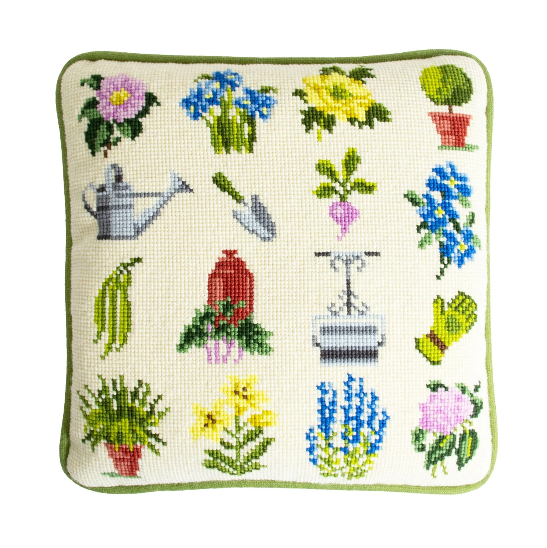 12" Garden Sampler - Potager Garden Needlepoint Kit