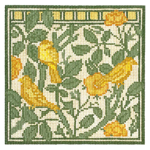 Yellow Bird Eyeglass Case 13 mesh