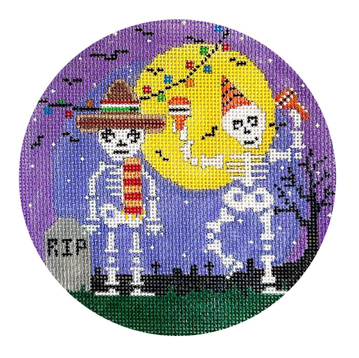 13 Days of Halloween - Two Dancing Skeletons