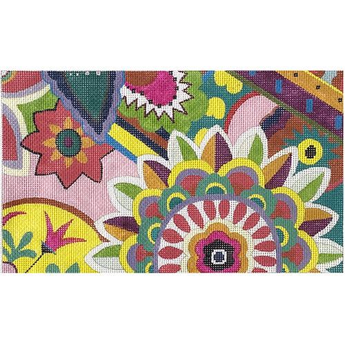 1500 Series Floral Pattern Clutch