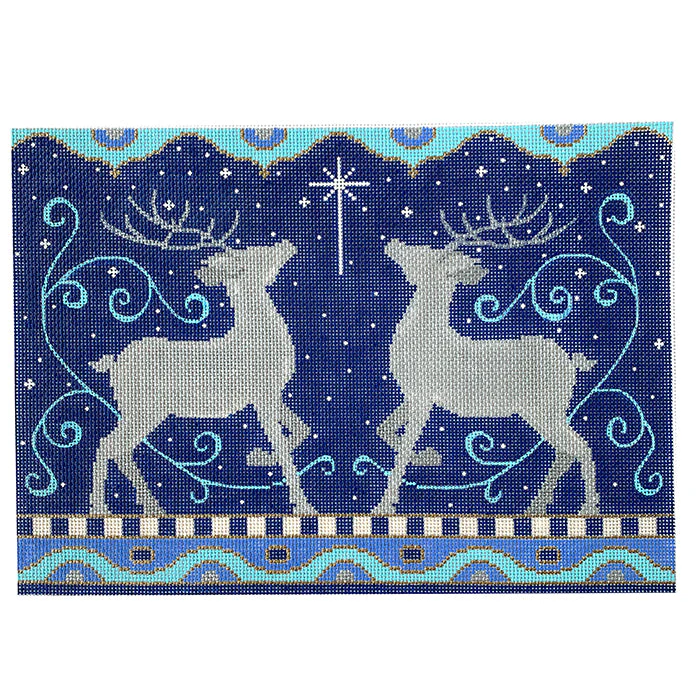 2 Reindeer Silhouettes