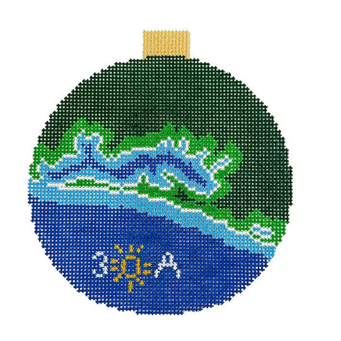 30-A (Florida Panhandle) Map Ornament