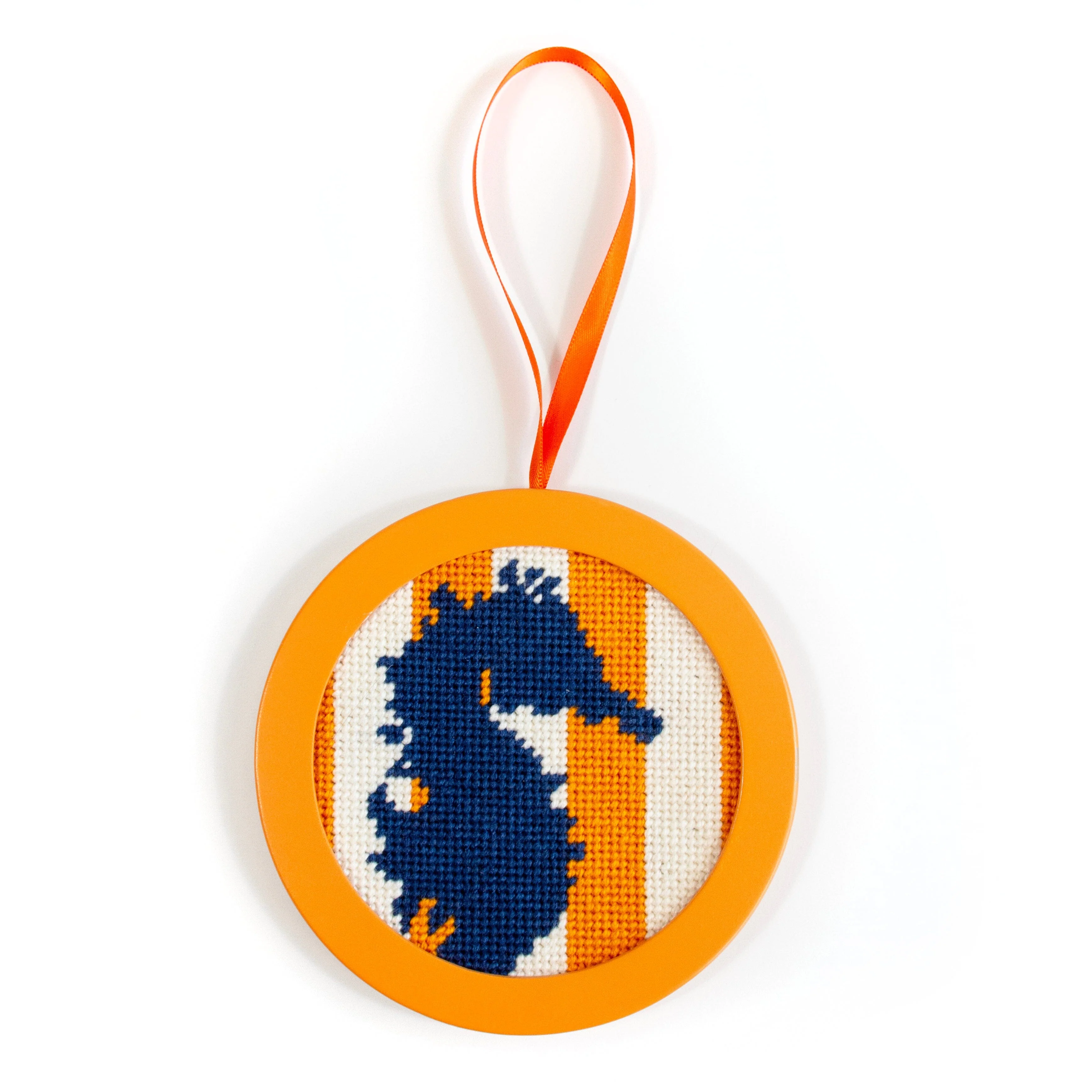 4" Round Self Finishing Frame - Orange - Image 2