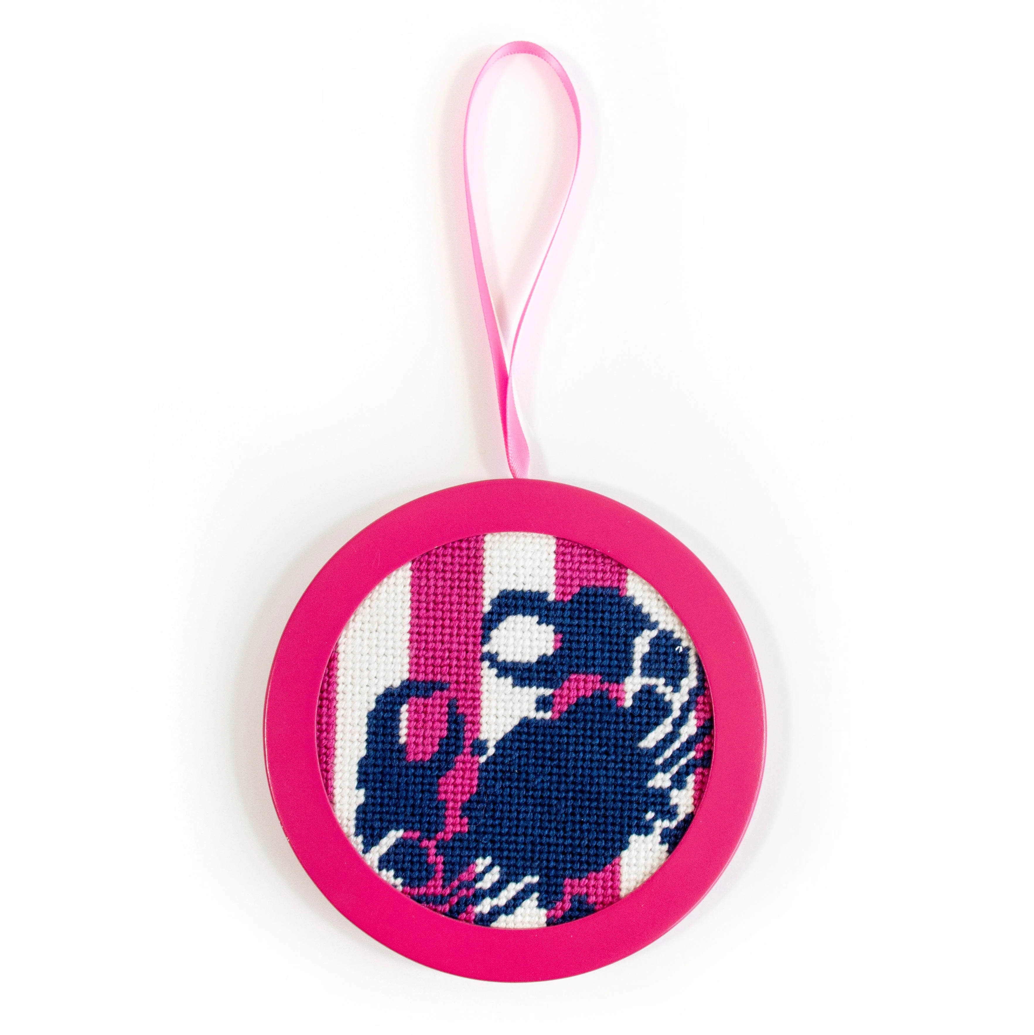 4" Round Self Finishing Frame - Pink - Image 2