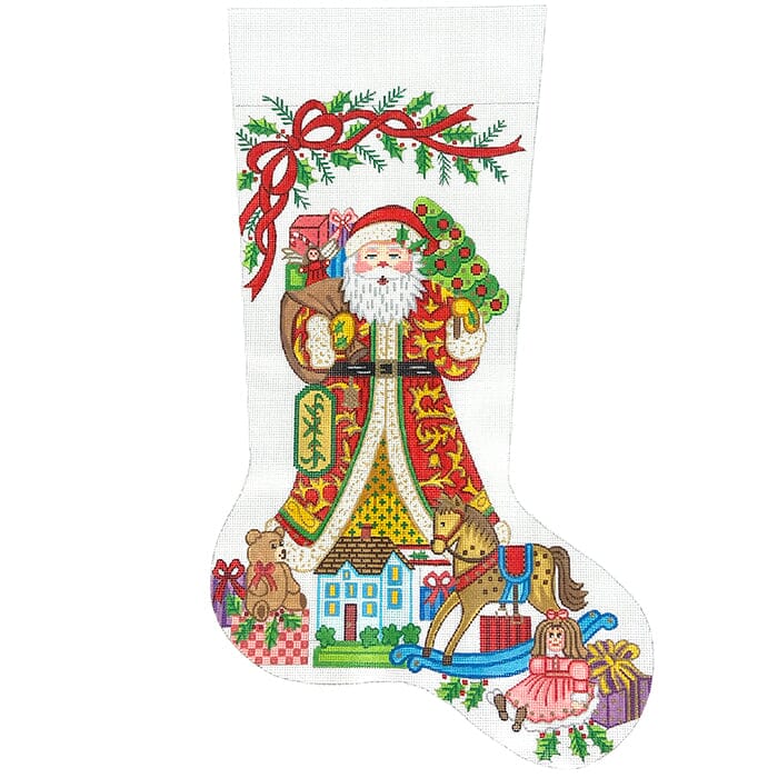 7346 Santa Gifts Stocking on 13