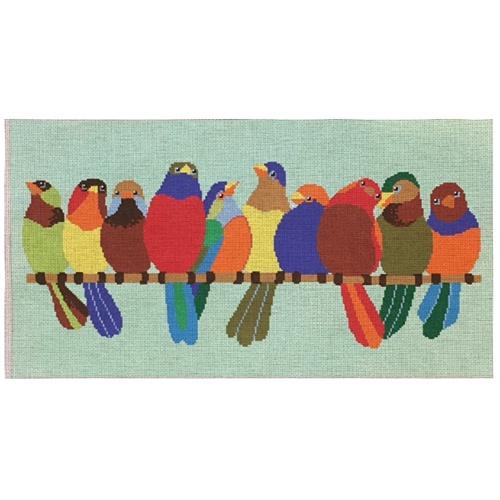 Birds on Wire - 10 Birds on 18