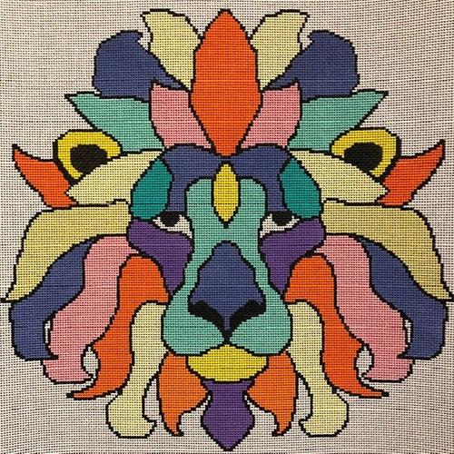 Colorful Lion