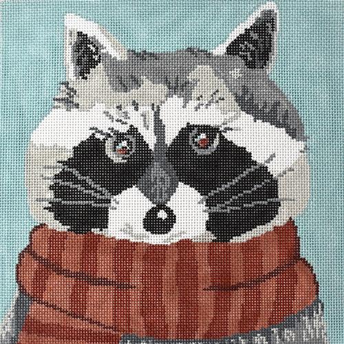 Raccoon with Scarf