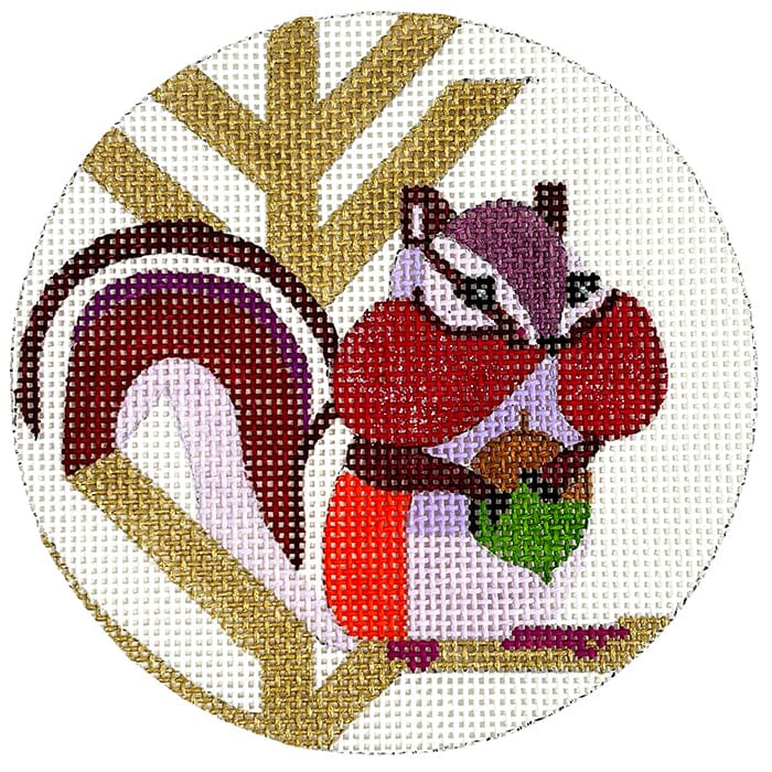 Abstract Chipmunk Ornament