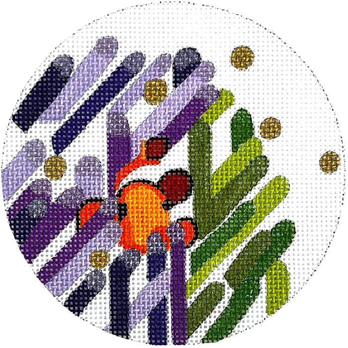 Abstract Clownfish & Anemone Ornament
