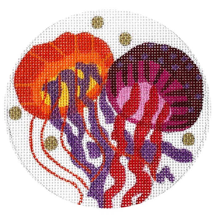 Abstract Jellies Ornament