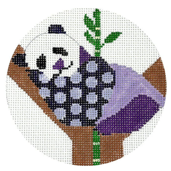 Abstract Panda Ornament