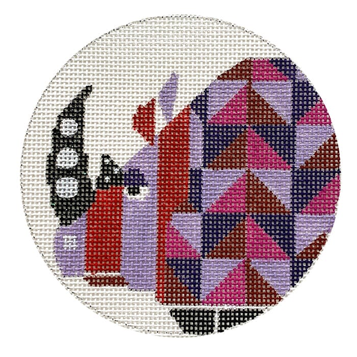 Abstract Rhino Ornament