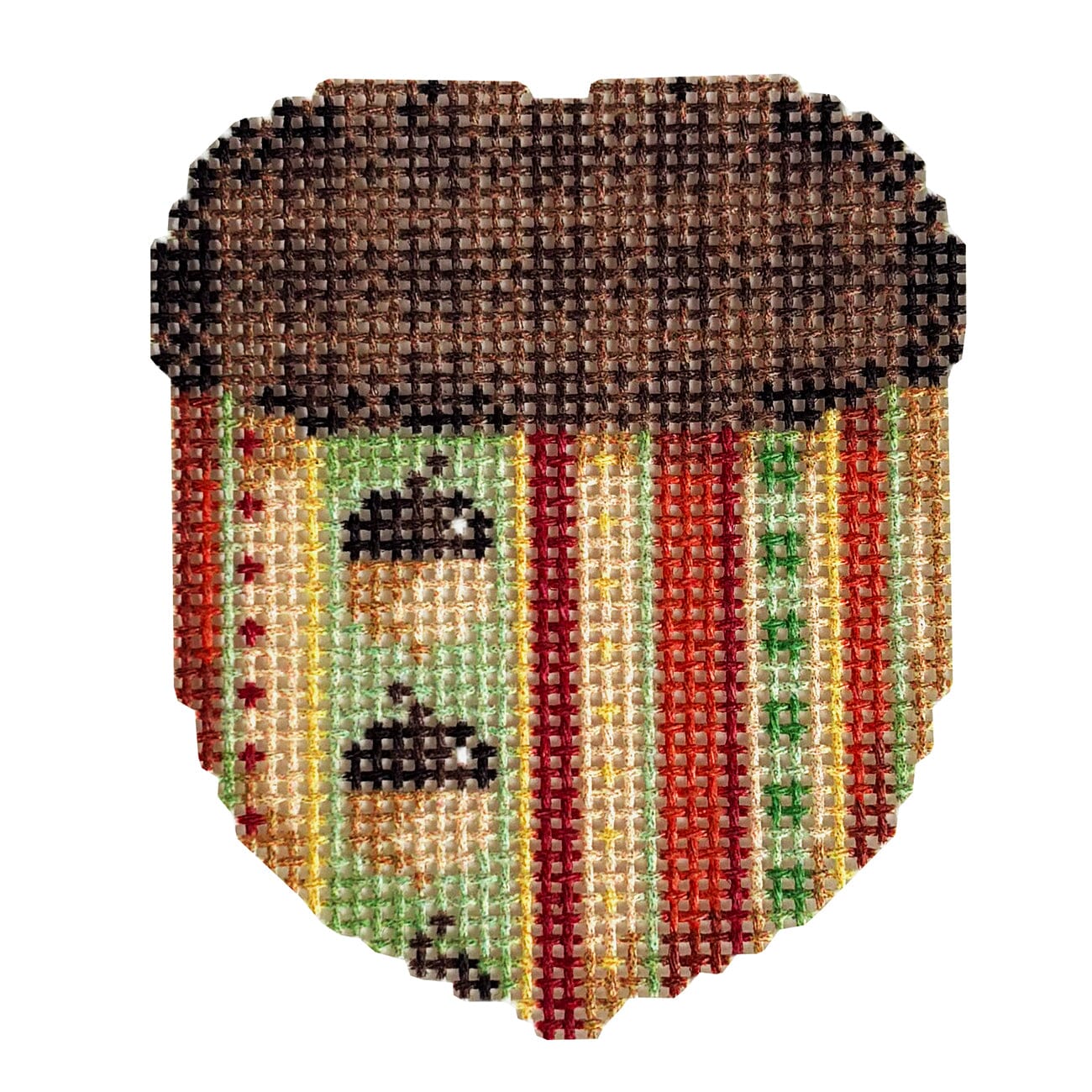 Acorn Stripe/Plaid Cap Mini Acorn