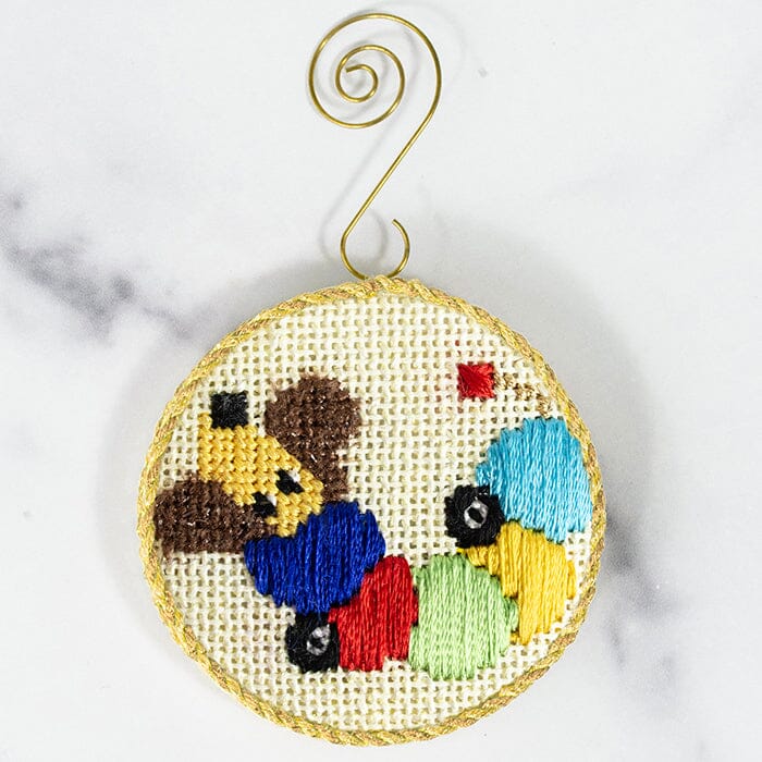 Advent Ornaments - Dog Pull-Toy with Stitch Guide