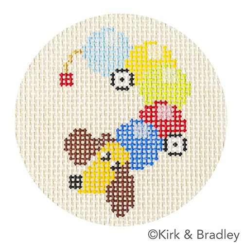 Advent Ornaments - Dog Pull-Toy with Stitch Guide - Image 2