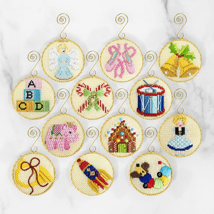 Advent Ornaments - Gingerbread House with Stitch Guide - Image 3