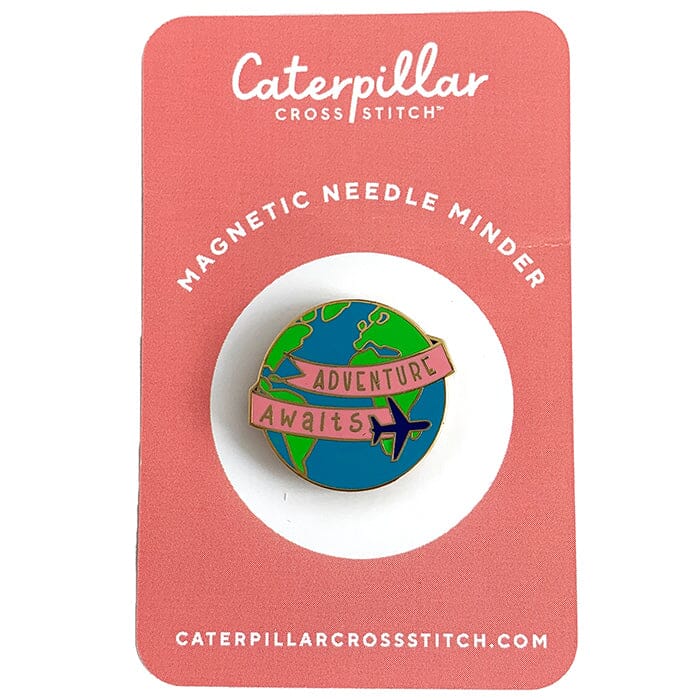 Adventure Awaits Enamel Needleminder