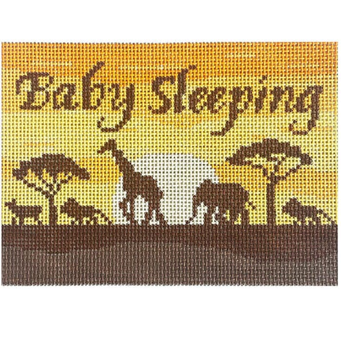 African Savannah Baby Sleeping Sign