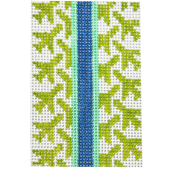 Airplane Houndstooth Mini 2x3 - Green