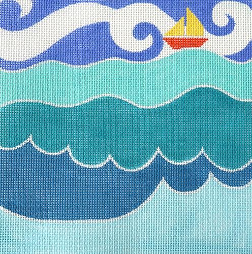 Waves 8" Square