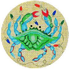 Crab Twinkle Lights Round