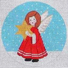 Angel Holding Star Round
