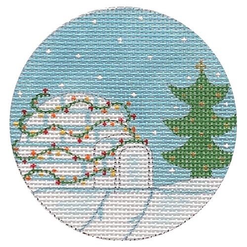 Christmas Igloo 4" Round