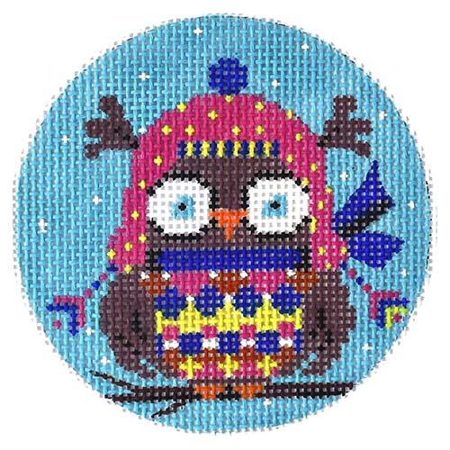 Owl with Pink Hat