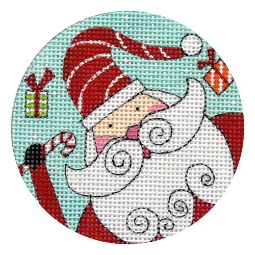 Santa and Packages Ornament
