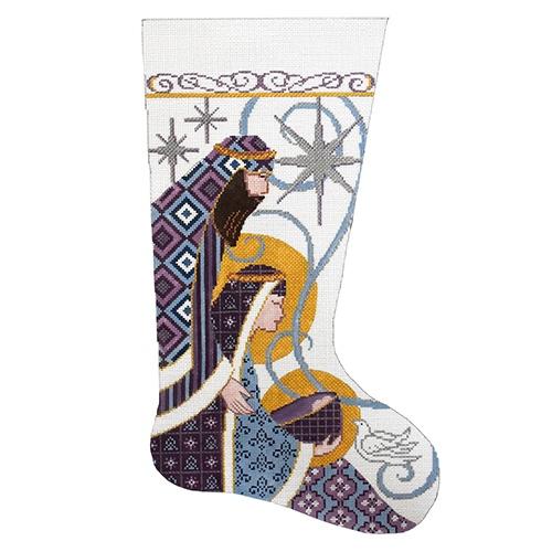 Holy Family Stocking - Joseph, Mary & Jesus