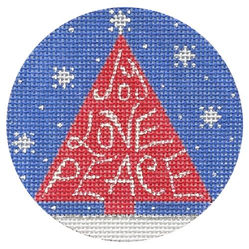 Joy Love Peace Christmas Tree