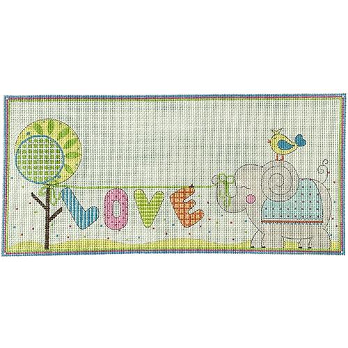 Love Walk Elephant Birth Announcement
