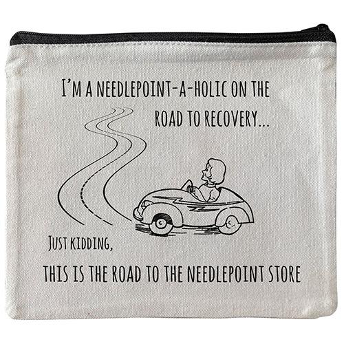 Road to Local Needlepoint Store Bag