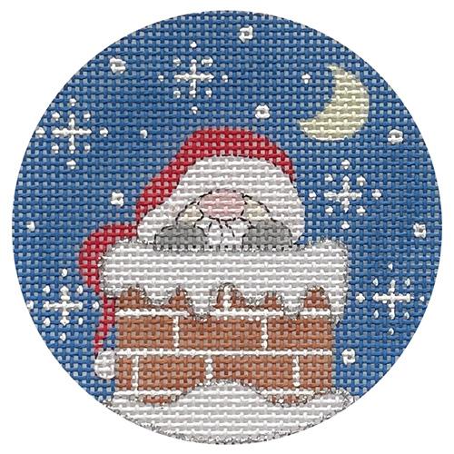 Santa in Chimney