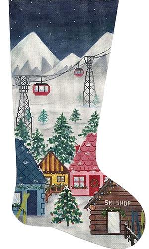Ski Village Stocking
