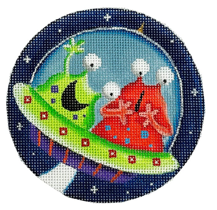 Alien Extrovert & Introvert Ornament