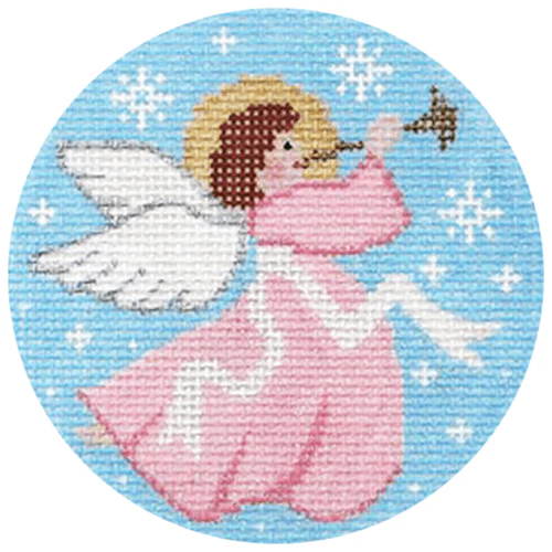 Angel on Blue Round
