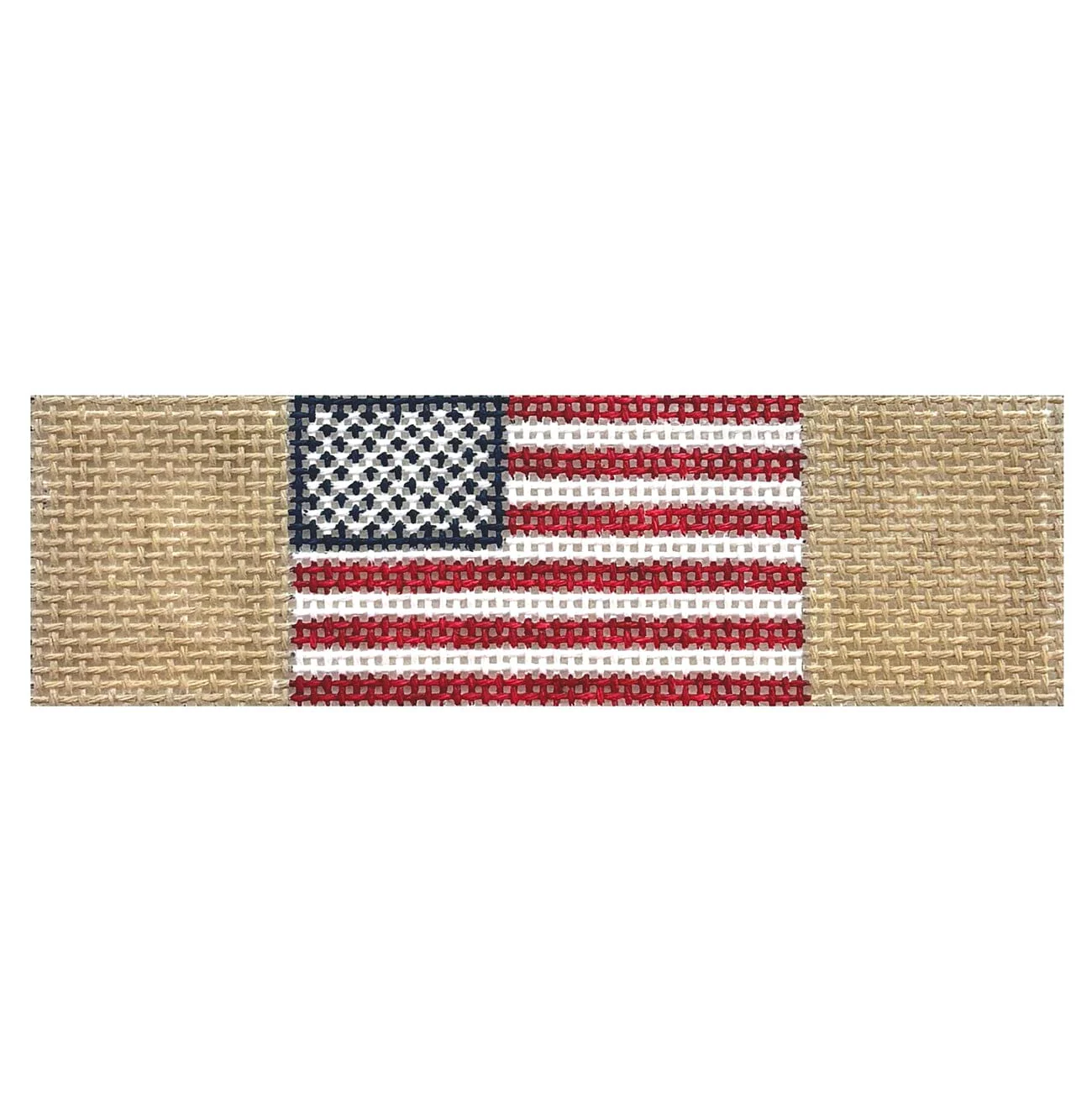 American Flag Keychain - Khaki