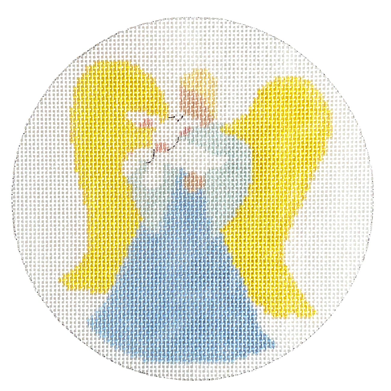 Angel with Lamb Round
