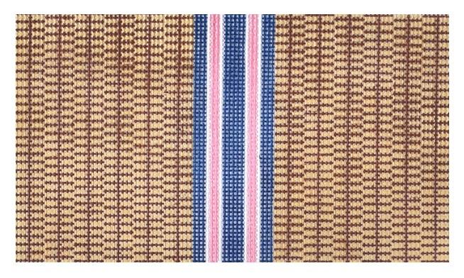 Nantucket Clutch with Stripes