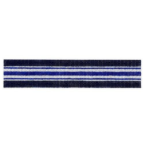 Navy Stripe Key Fob