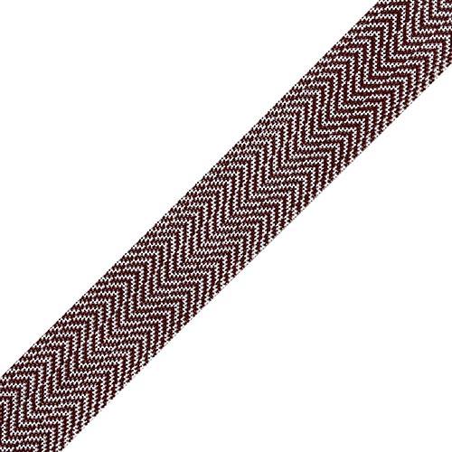 Red Chevron Guitar Strap