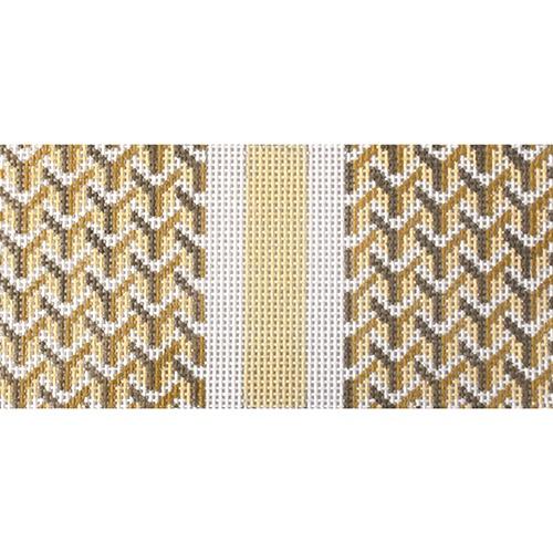 Y Pattern Eyeglass Case Single - Tan
